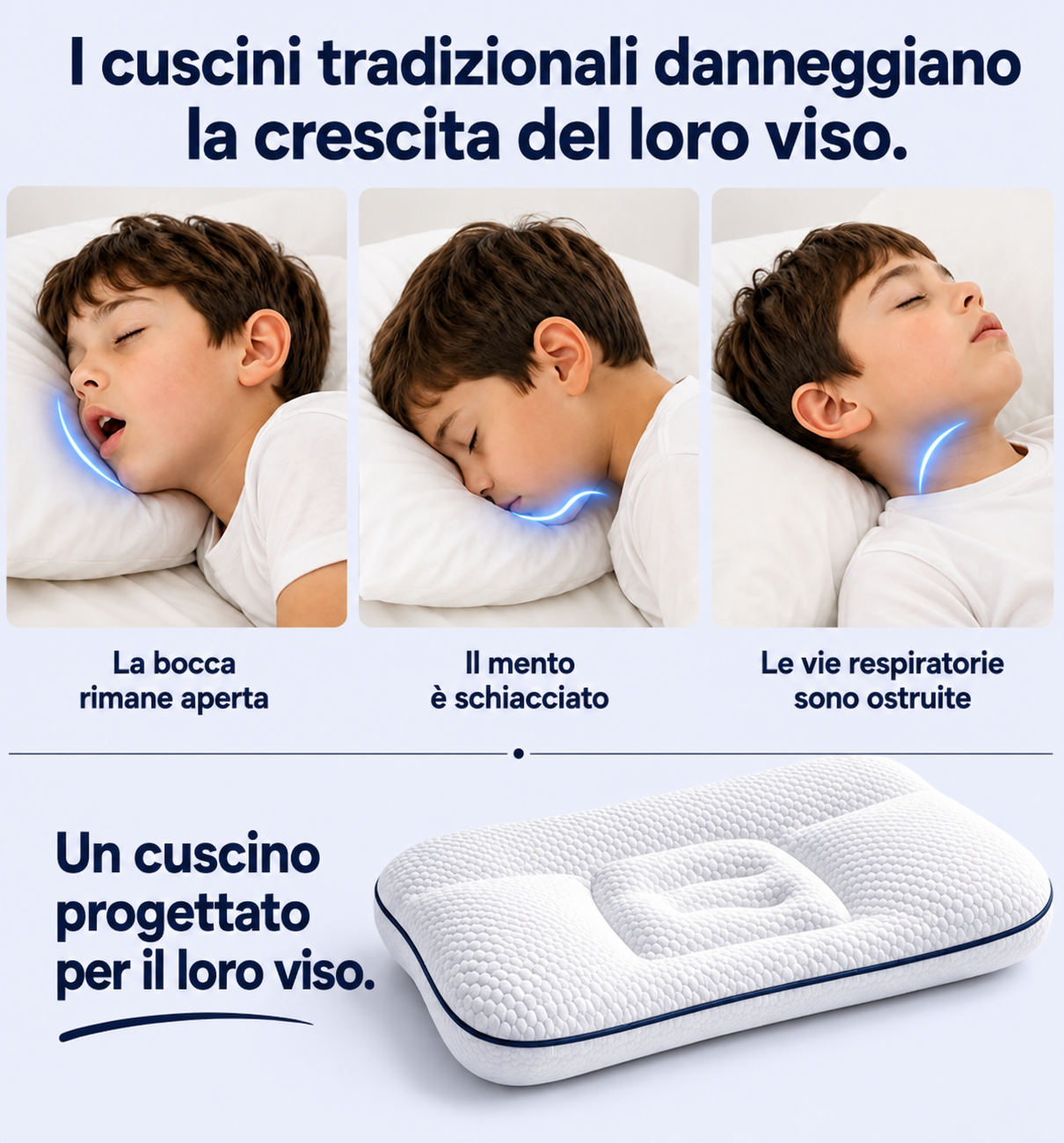 Serenia • Il Cuscino Posturale per Bambini